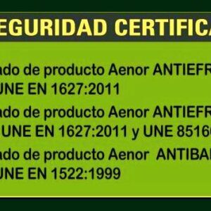 PUERTAS DE SEGURIDAD CERTIFICADAS