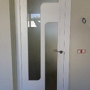 Puerta de interior cristalera